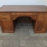 Louis Philippe desk in solid walnut