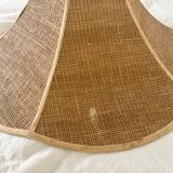 Vintage rattan chandelier