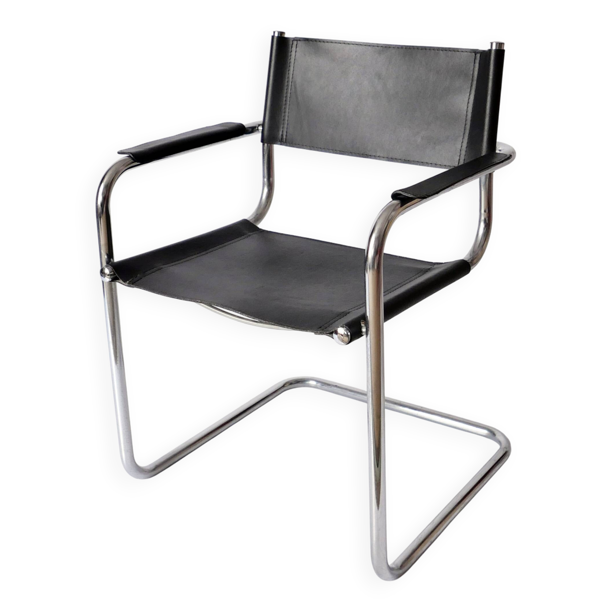 Marcel Breuer 1960 vintage leather armchair chair