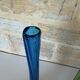 Trio de soliflore vase Murano vintage – verre soufflé bleu & vert – It