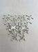 series of brutalist and sculptural silver-plated knife rests