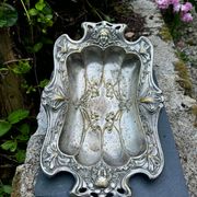 Plateau argenté Art Nouveau Jugendstil XIXe siècle