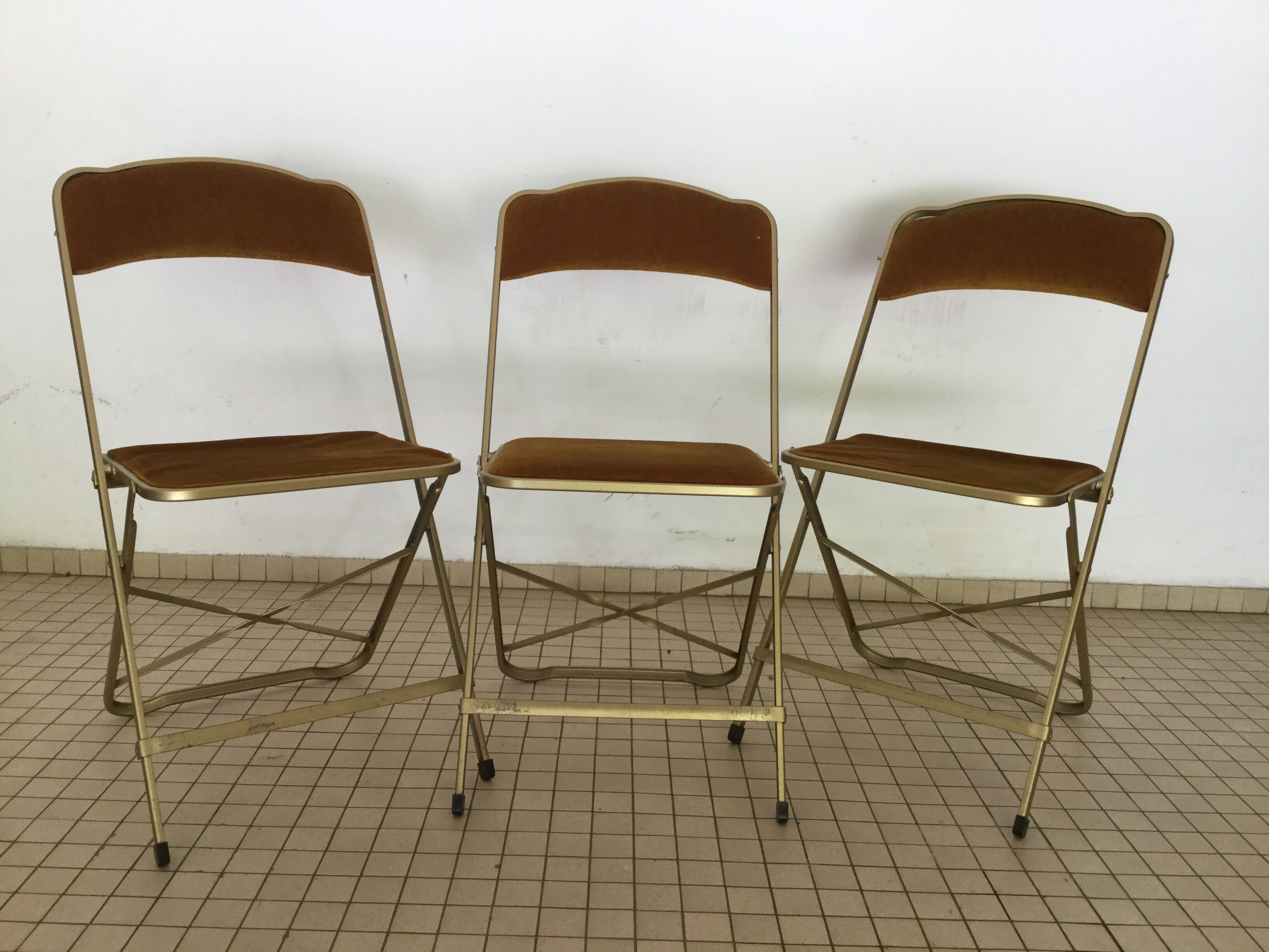 Lot de 3 chaises pliantes