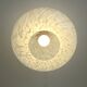 Vintage Murano Glass Sconce Lamp / Unique Light Fixture / Semi Flush Mount