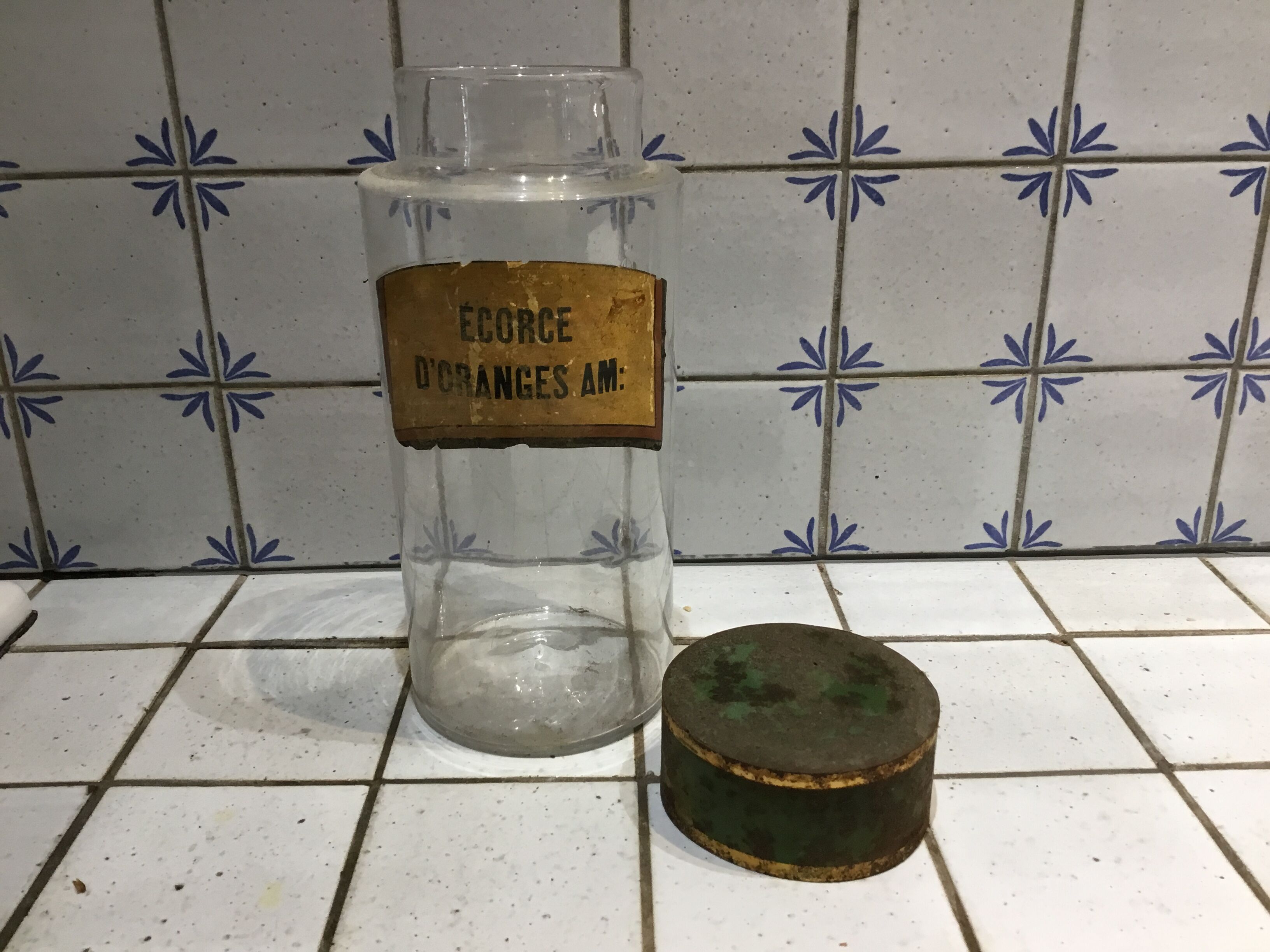 Old pharmacy bottle