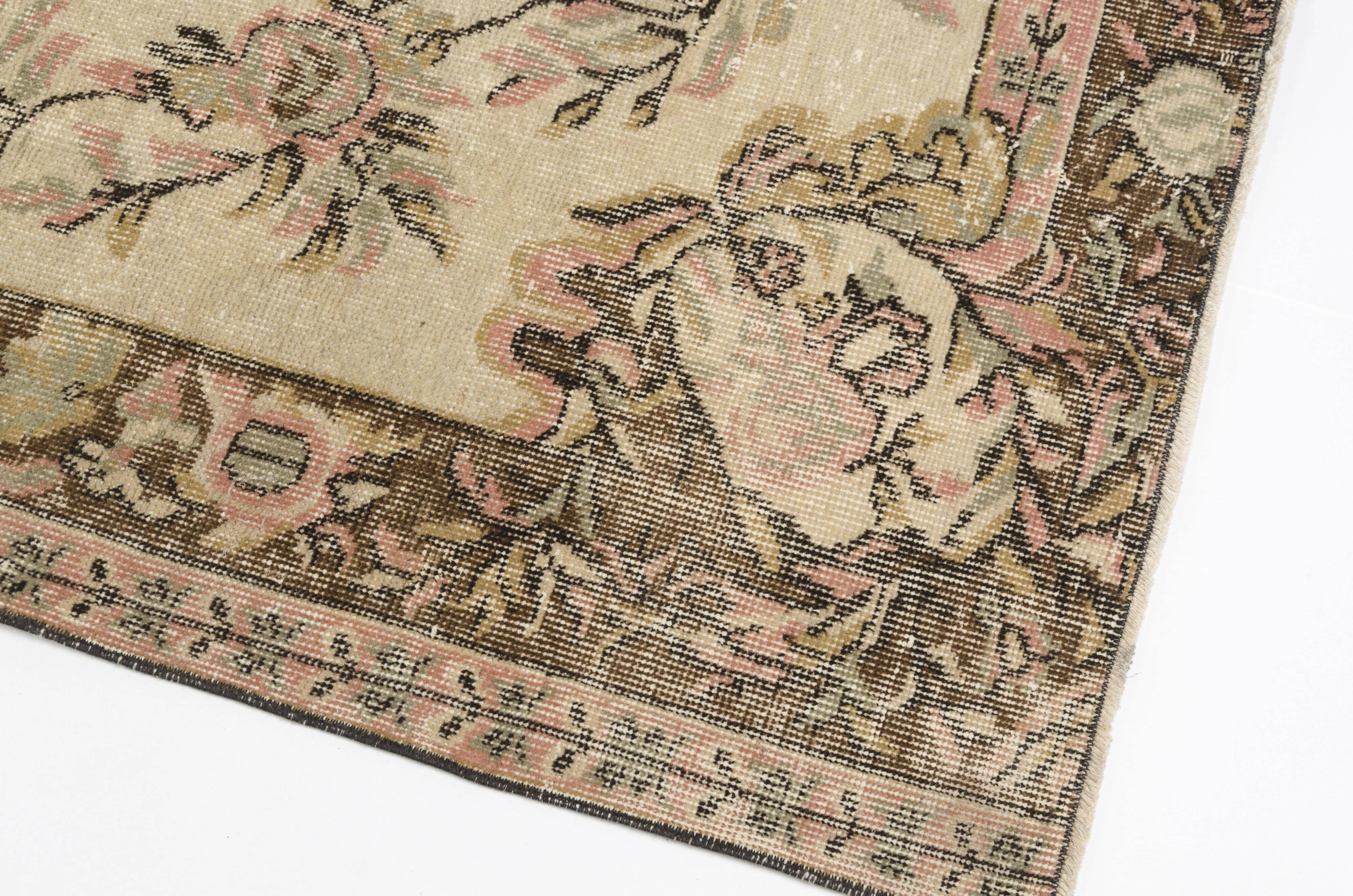one A kind Of Vintage Turkish Area Rug sku-2020