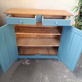 Buffet parisien bleu