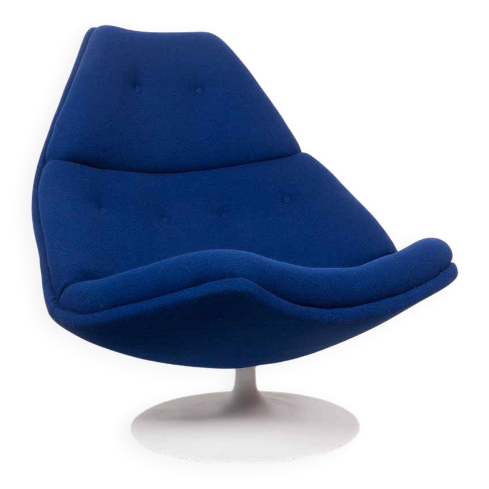 Blue Artifort swivel chair F590 – Geoffrey D. Harcourt
