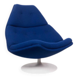 Fauteuil pivotant Artifort bleu F590 – Geoffrey D. Harcourt