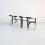 Postmodern KFF Trix Dining Chairs Set