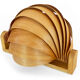 Pine veneer wall lamp/visor light by Translandia. Denmark 1960s