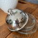 Saint Hilaire - butter dish under silver metal bell or caviar dish.