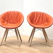 Paire de fauteuils Gliss Wood 904, Pedrali