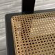 High-Backed Chairs in Lacquered Vienna Straw, 1970s, Set of 2