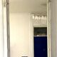 Louis XVI style mirror in wood and carved stucco 20th century