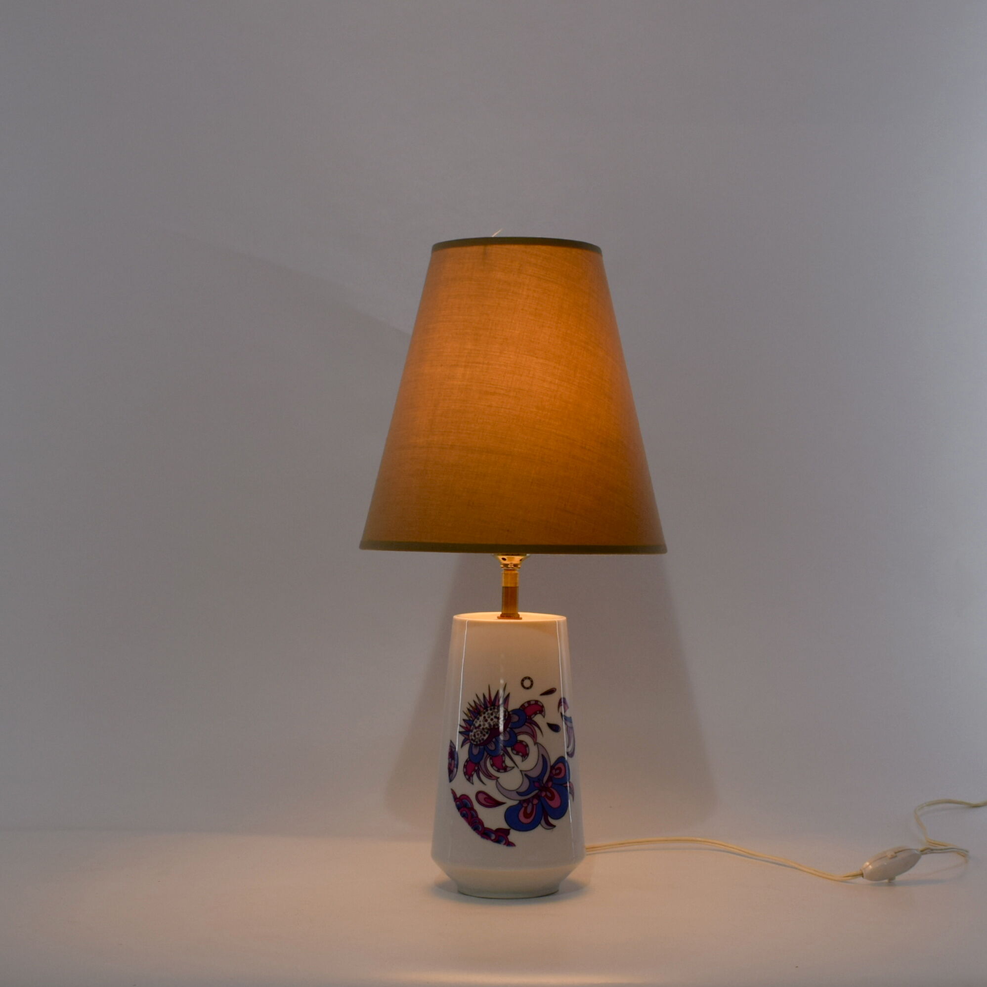 Lampe en céramique de Limoges, 1950