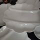 Set of 5 porcelain asparagus plates Lafarge Limoges France