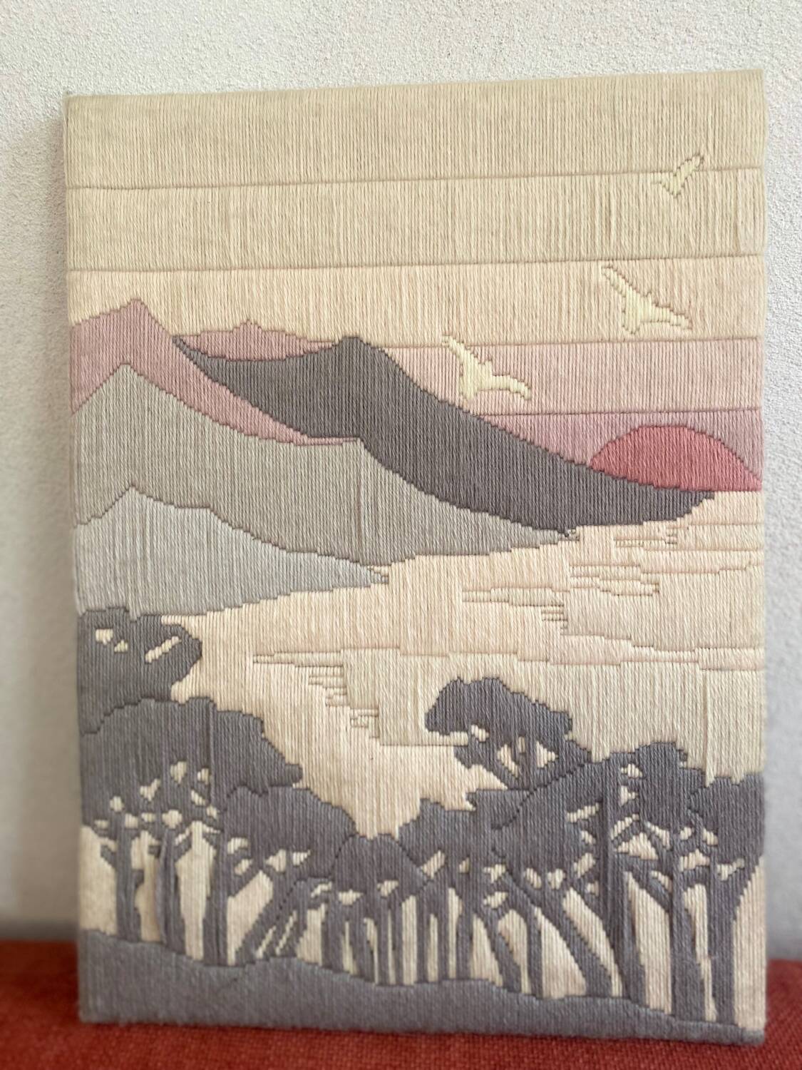 Vintage wool tapestry
