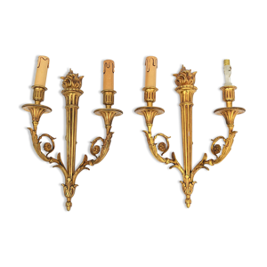 paire d'appliques en