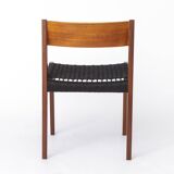 Vintage Poul Cadovius Chair “Pia” for Cado, Danish Teak Chair 1960s, Black