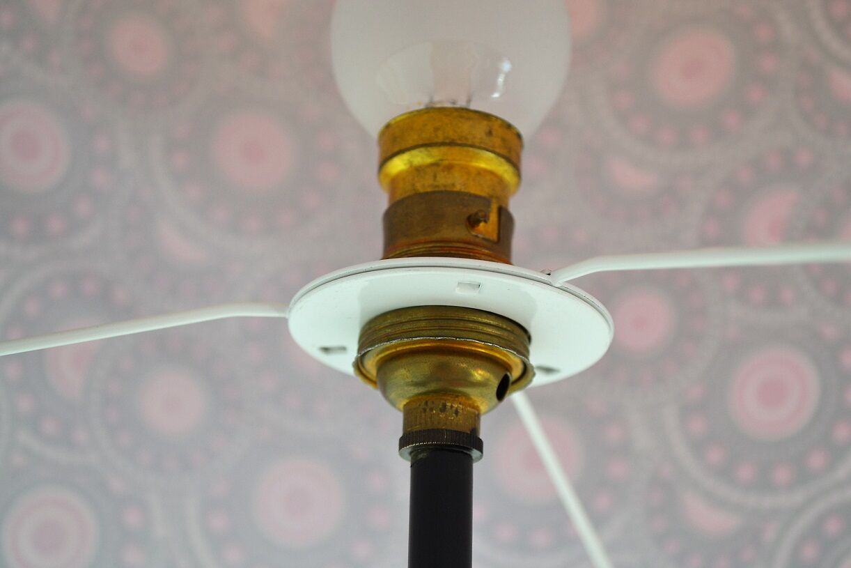 Vintage shelf reading floor lamp 1970