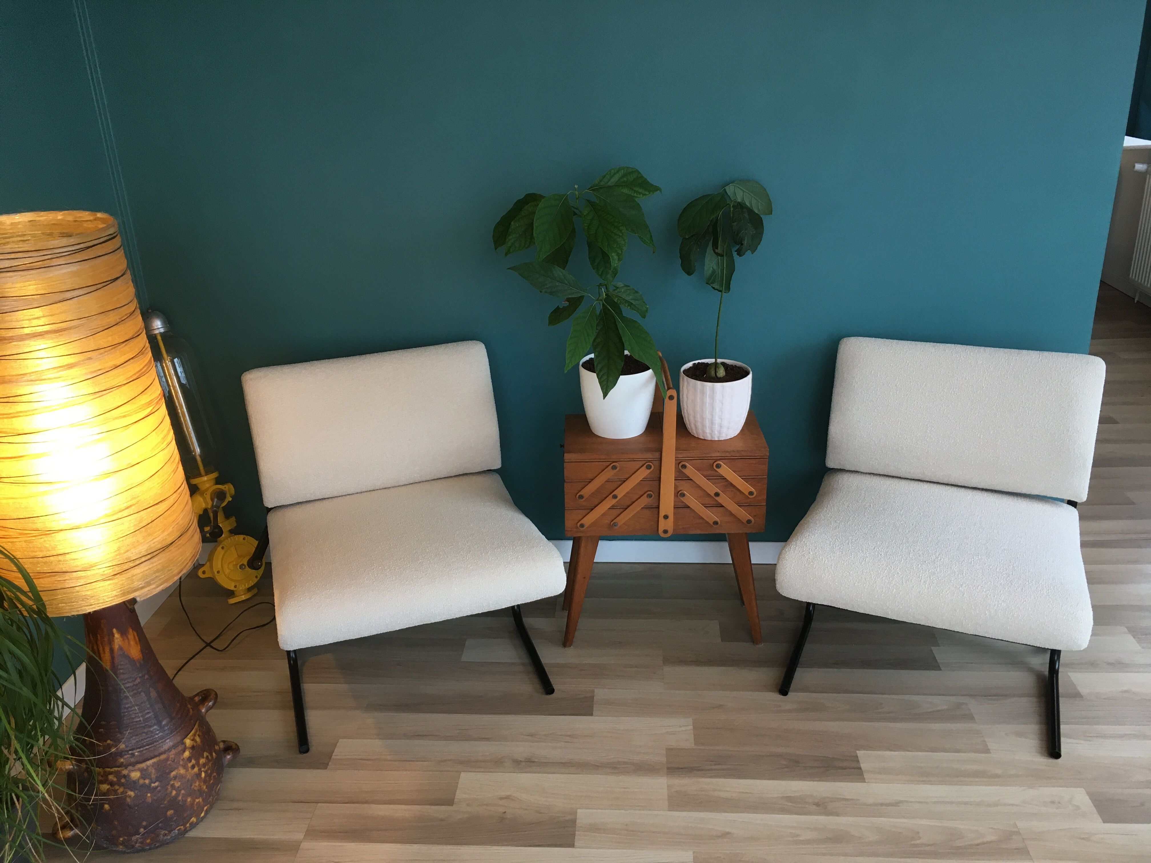 Pair of armchairs by Pierre Guariche