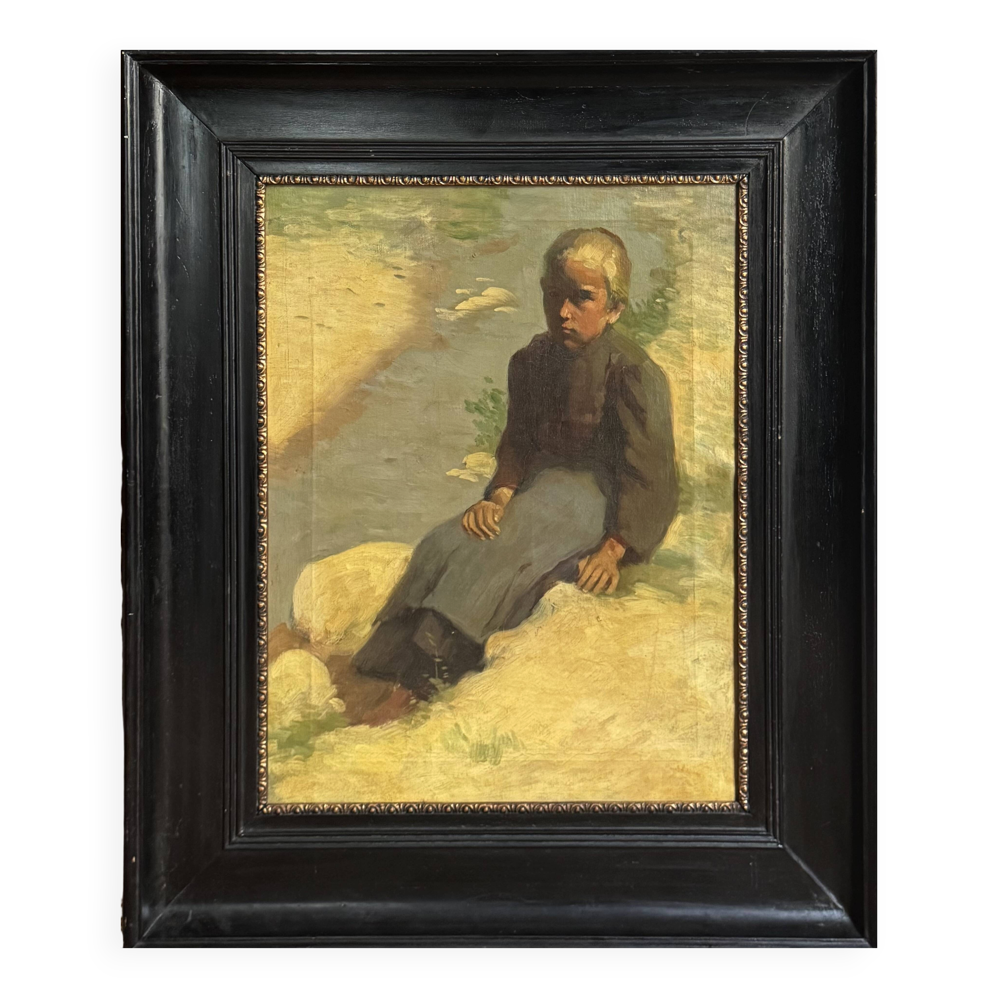 Jeune fille au bord de l’eau