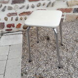 Vintage stool chrome legs