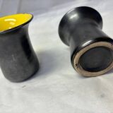 Set of 2 vintage ceramic candle holders