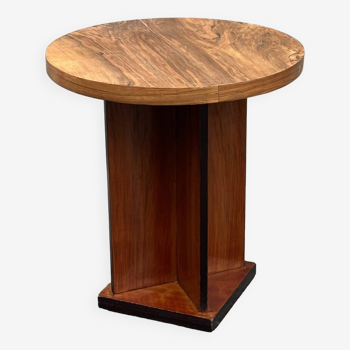 Modernist art deco pedestal table