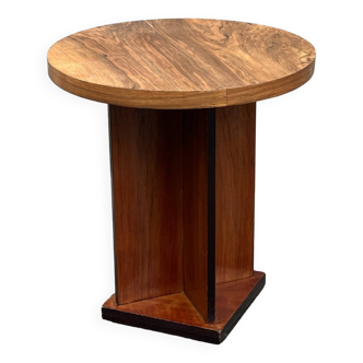 Modernist art deco pedestal table