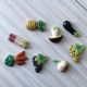 Set of Vallauris fruit and vegetable knife holders