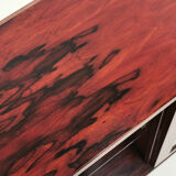 Danish Hundevad rosewood wall unit display cabinet 70s mid century vintage