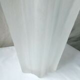 Compressed glass vase star shape art deco