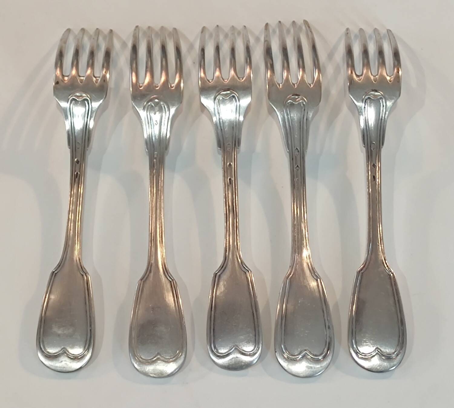 Series 5 Old Christofle Forks Silver Metal