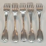 Series 5 Old Christofle Forks Silver Metal