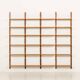 Danish teak 4 bay shelving unit in the style of Poul Cadovius, 1960s