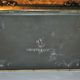 Antique biscuit box in golden sheet - Victoria metal box