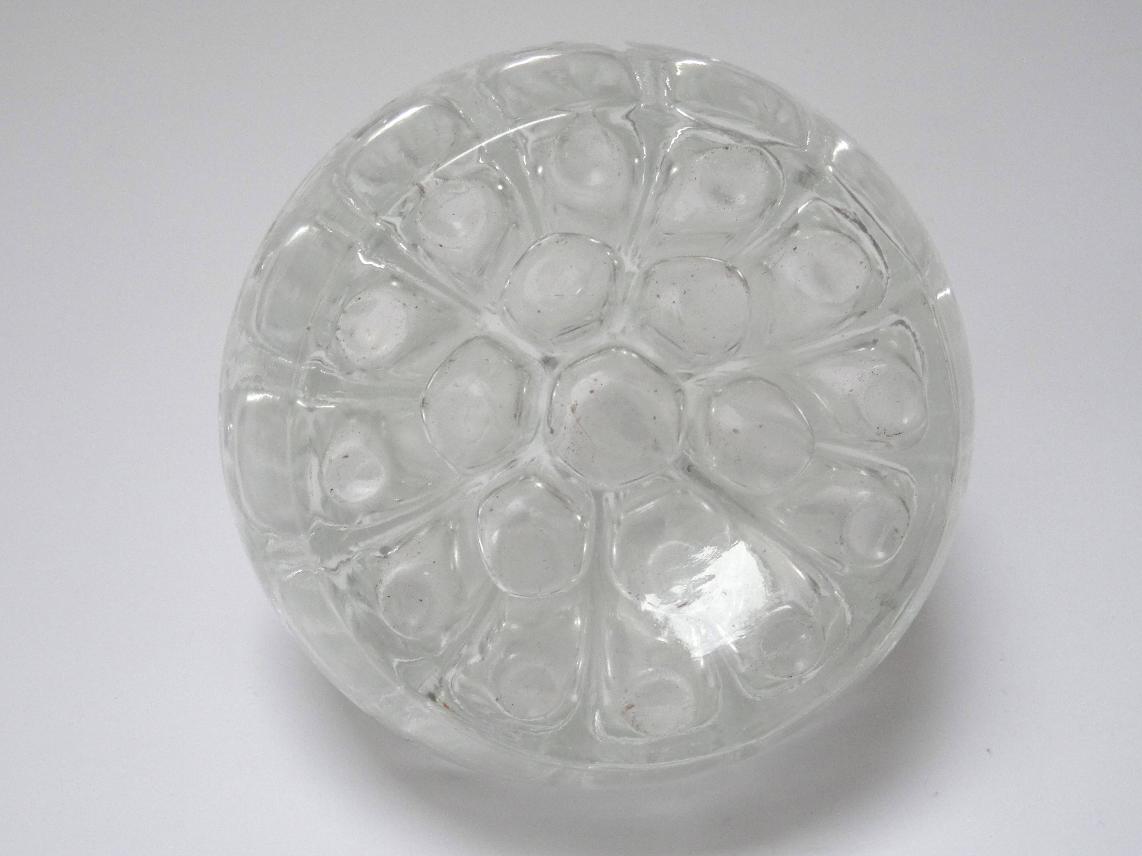 Vase pique fleurs 19 trous en verre