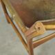 A/S MIKAEL LAURSEN / vintage leather armchair / Illum Wikkelsø / Denmark 1960s