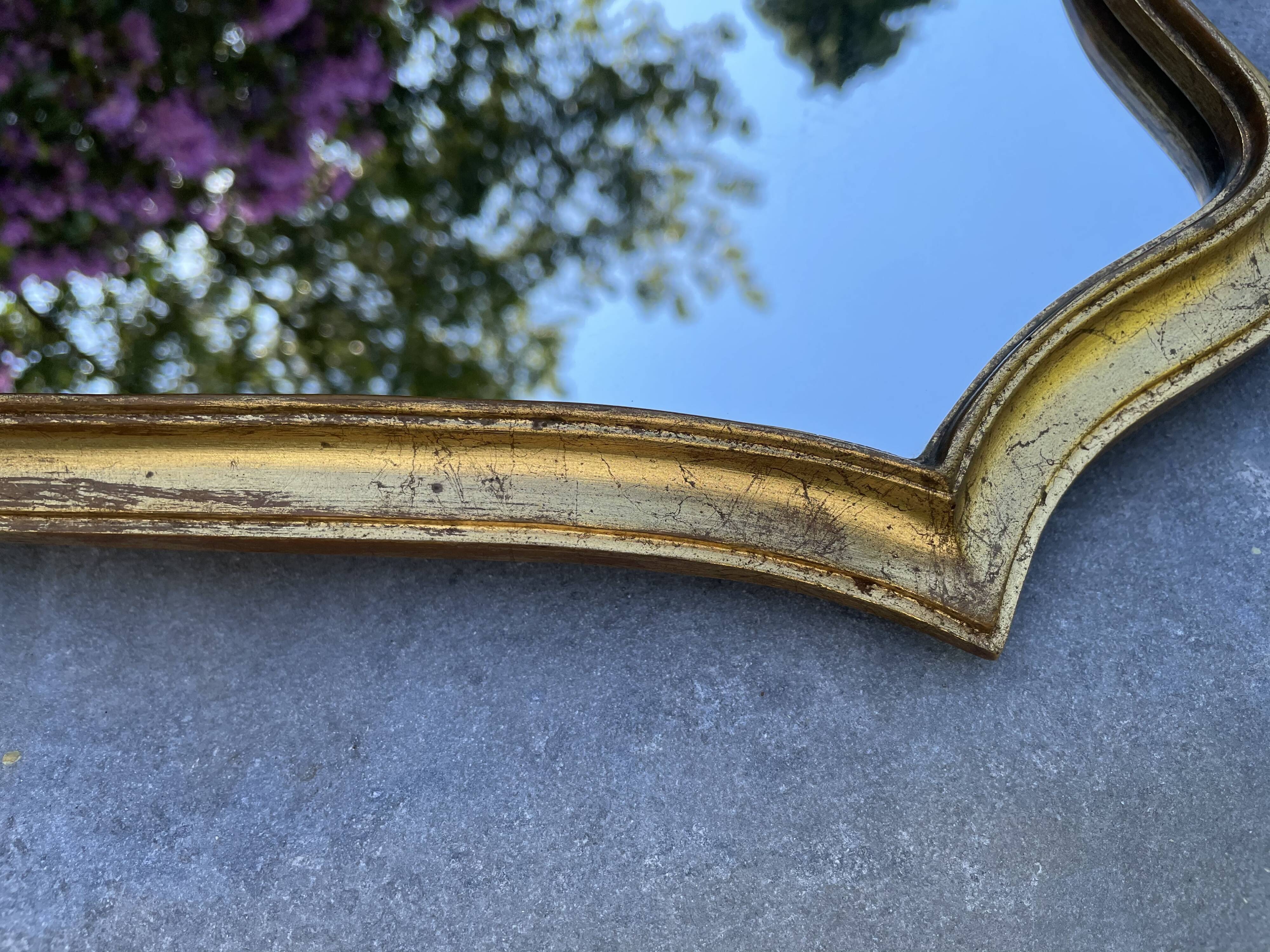 Vintage gold mirror 42 x 30
