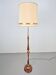 Vintage Scandinavian Floor Lamp in Teak and Brass, 1960s