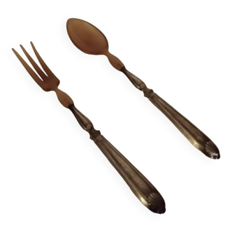 Vintage salad servers