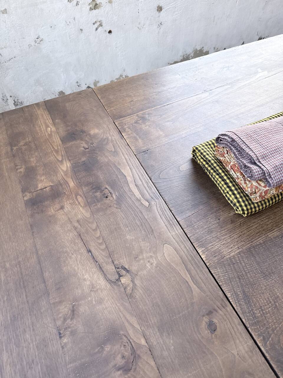 Solid oak table 1900 drapery style XL 280cm with extensions