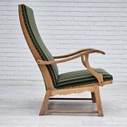 Chaise à bascule danoise à dossier haut, très bon état d'origine.