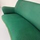 Old vintage green cocktail bean sofa from the 50s