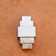 Art Deco chrome wall light