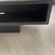 Console basse, meuble de rangement en acier brut Metallica