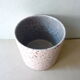 Cache pot ceramic pink way terrazzo of the 1980s
