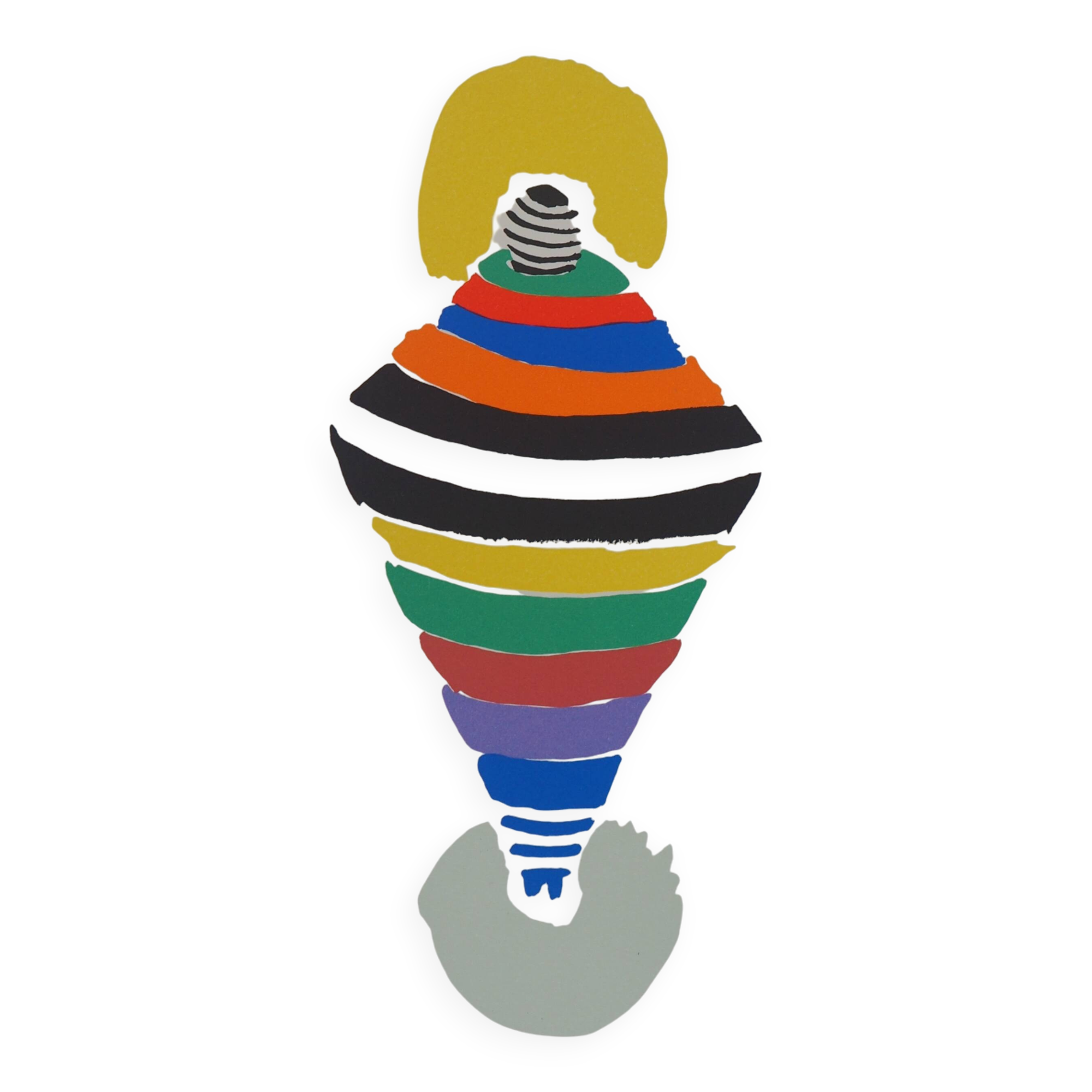 Sonia Delaunay: Top-dress, Rio - Signed lithograph